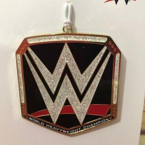 Hallmark WWE World Heavy Weight Champion Christmas Tree Ornament NEW 2022